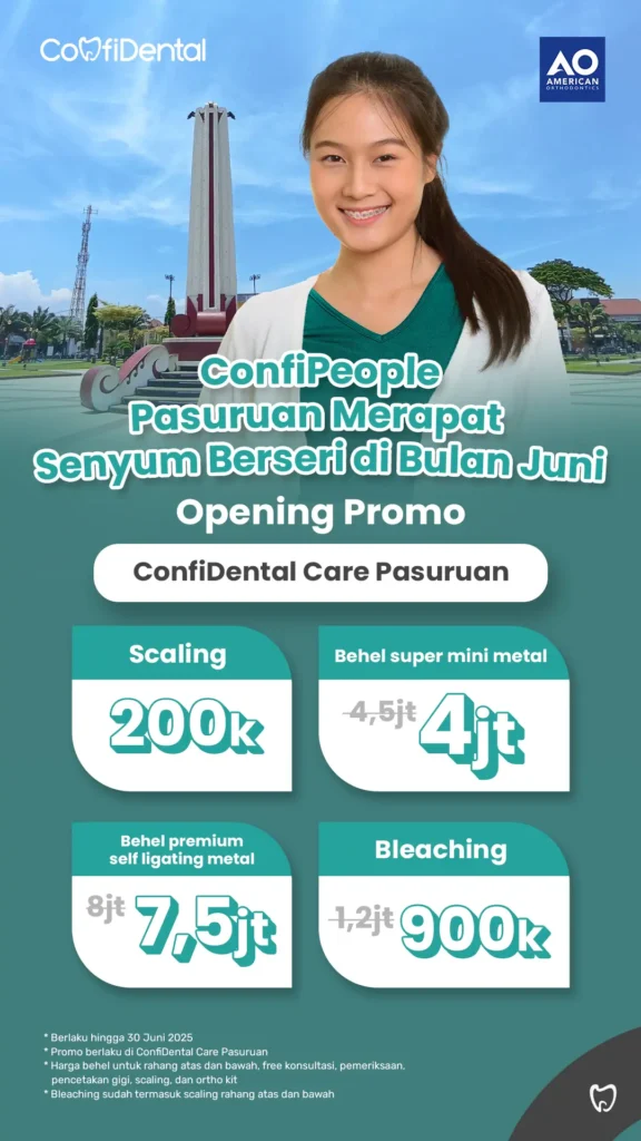 Opening Promo cabang baru ConfiDental Pasuruan