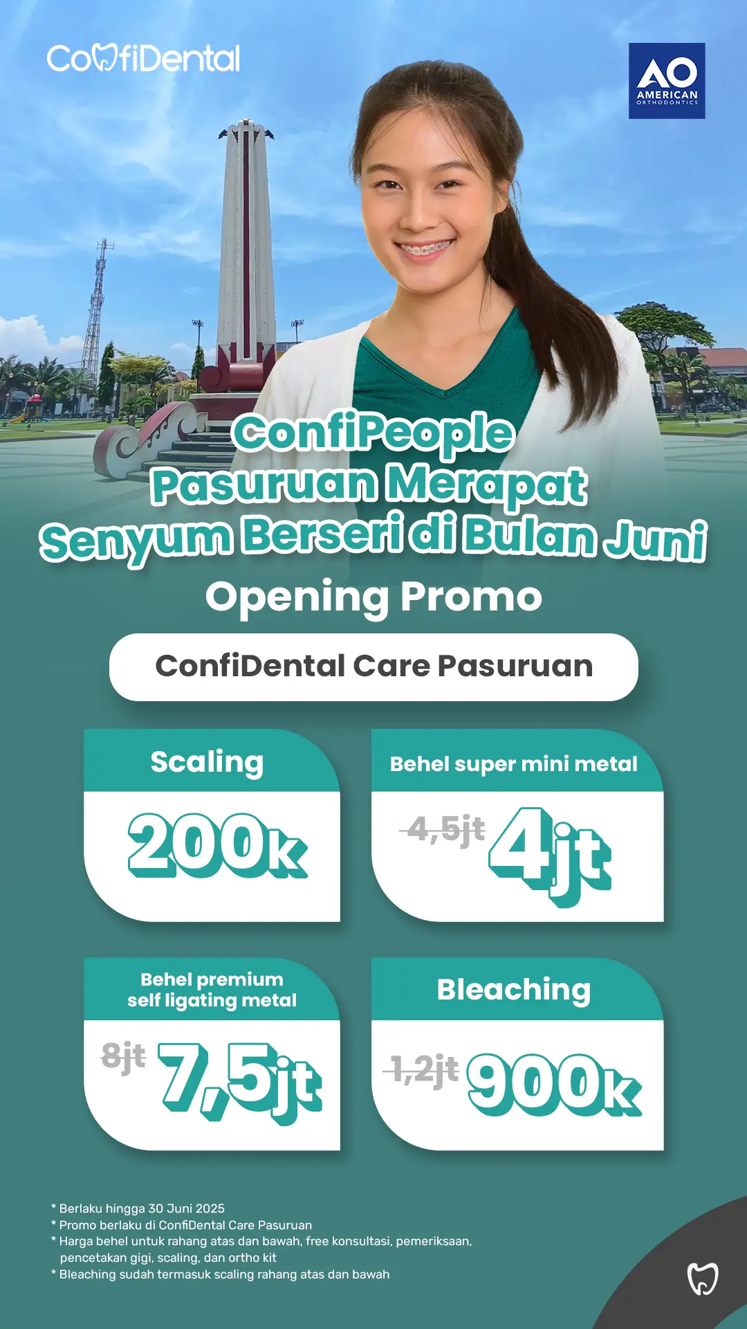 Opening Promo cabang baru ConfiDental Pasuruan